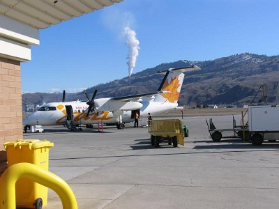 Bullets Plane Leaving Kamloops